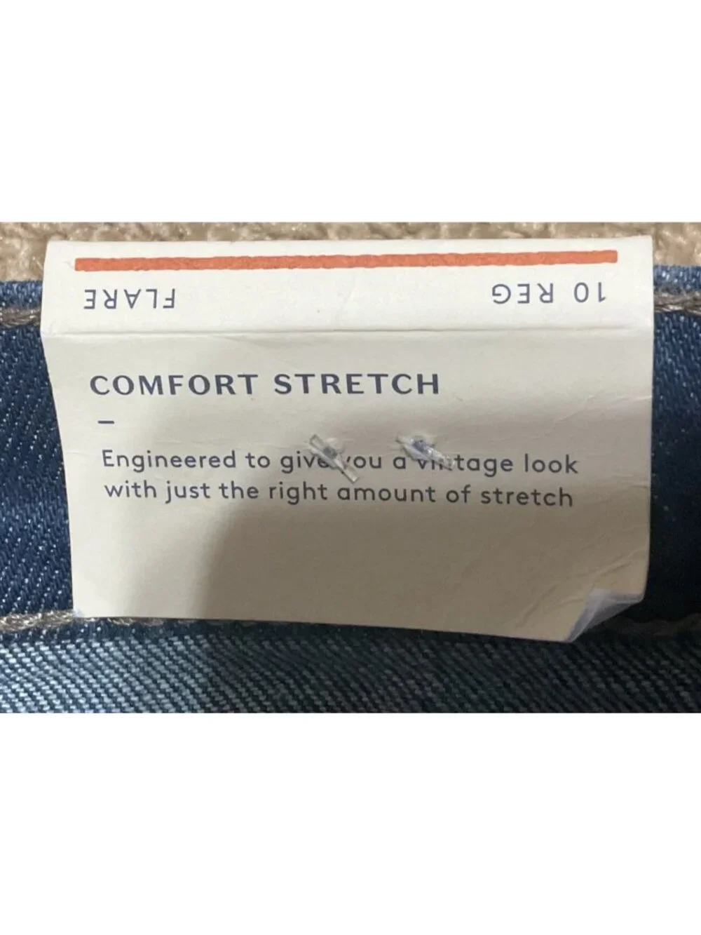 NWT High-Rise Flare Jeans Regular Fit Size 10 Blue Denim by Universal Thread